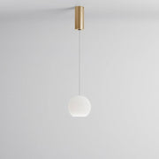 Komot, Pendelleuchte KOS Solo, Gold-Weiss, Produktbild Solo S
