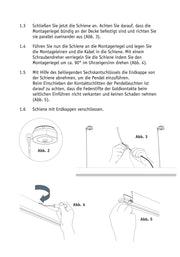 Komot, Pendelleuchte KOS Quattro 150cm, Montageanleitung Seite 3
