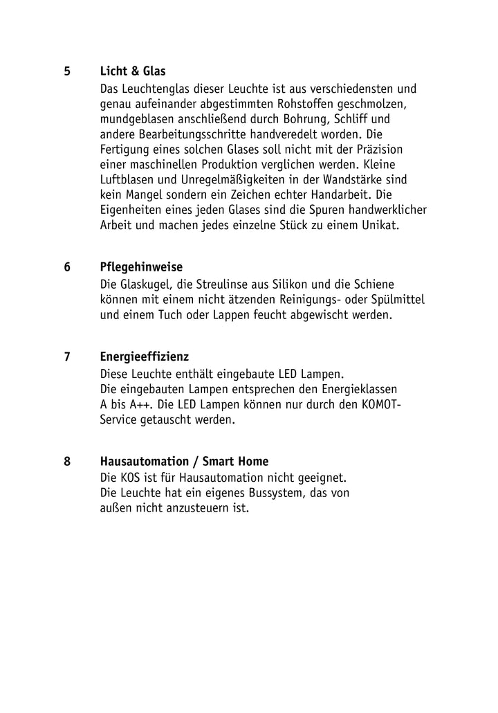 Pendelleuchte KOS Quattro 200cm