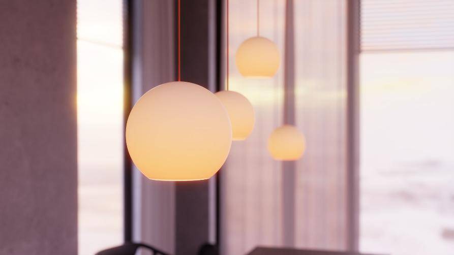 Komot, Pendelleuchte KOS Quattro 150cm, Detail