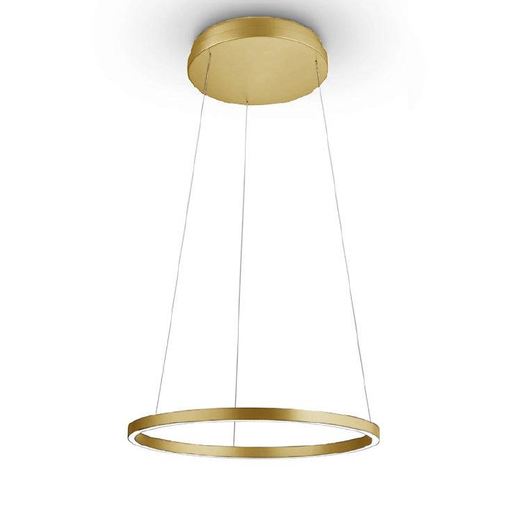 GKS Knapstein, Pendelleuchte Lisa, Gold 60cm, moderne Lichtlösung