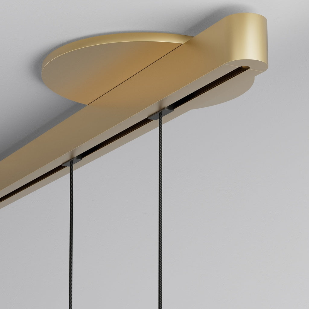 Komot, Kos Drehteller, Gold, moderne Lichtgestaltung