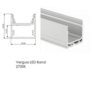 LUX-IT, LED-Profil Selli 33x33mm, Produktbild, professionelle LED Profile
