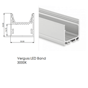 LUX-IT, LED-Profil Selli 33x33mm, Detail, professionelle Lichtplanung