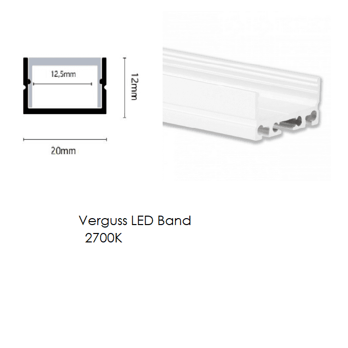 LUX-IT, LED-Verguss Profil Vera 20x12mm, Produktbild, professionelle LED Profile