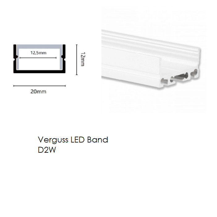 LUX-IT, LED-Verguss Profil Vera 20x12mm, Detail, professionelle Lichtplanung