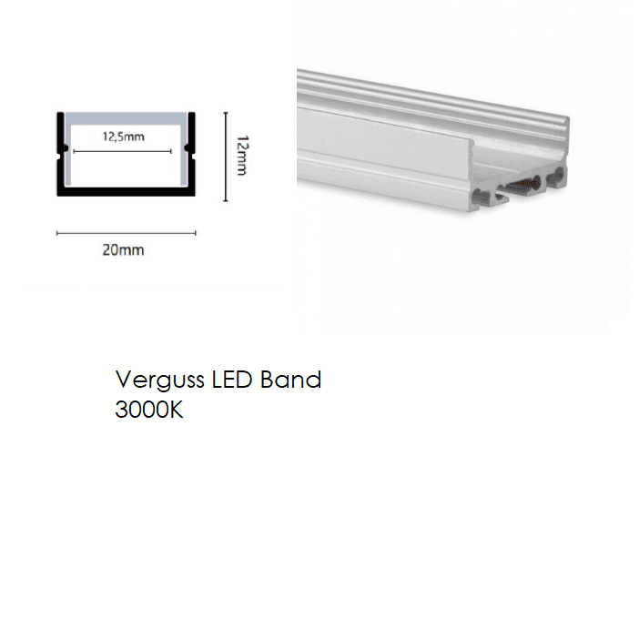 LUX-IT, LED-Verguss Profil Vera 20x12mm, Detail, hochwertige Lichtlösung