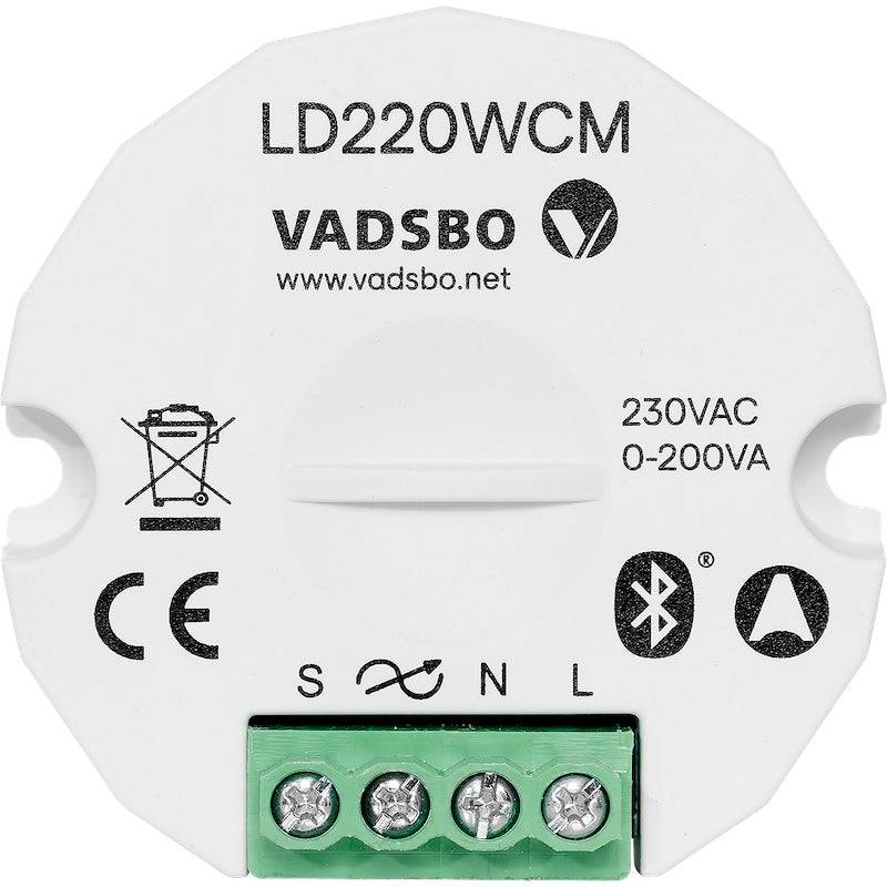 Vadsbo, LD220WCM Tastdimmer mit Casambi 0-200 Watt, Produktbild, smarte Lichtsteuerung
