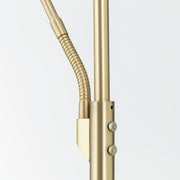 Orion, Stehlampe Cobra, Messing Raumbild, stilvolle Stehleuchte