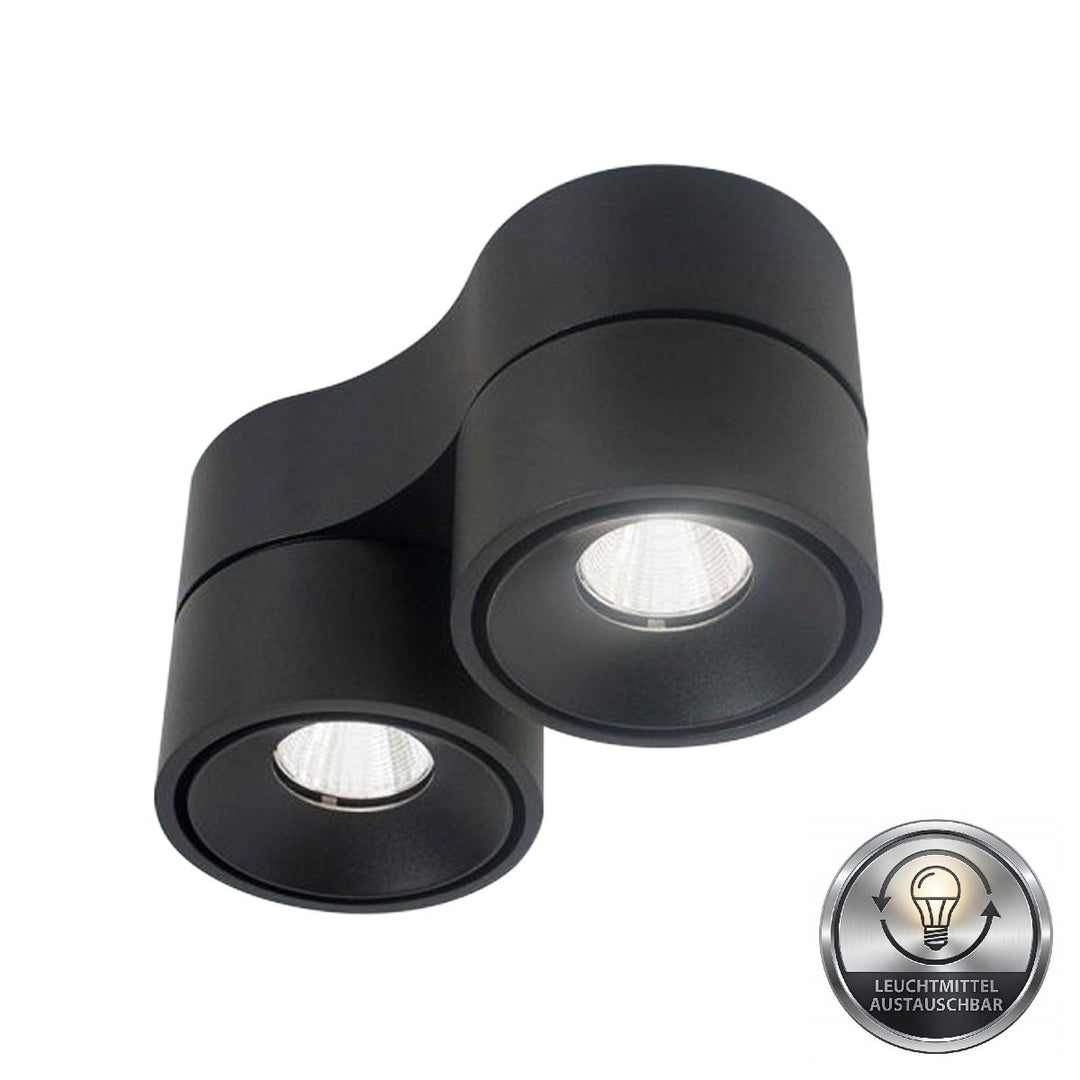 Aufbaustrahler Luca Pro 2-flammig