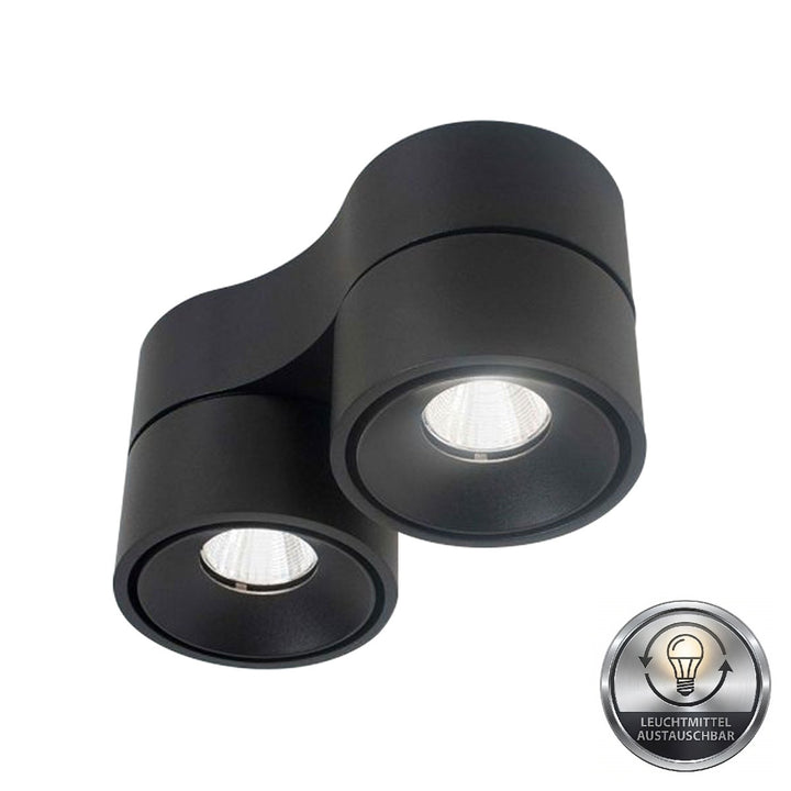 Aufbaustrahler Luca Pro 2-flammig