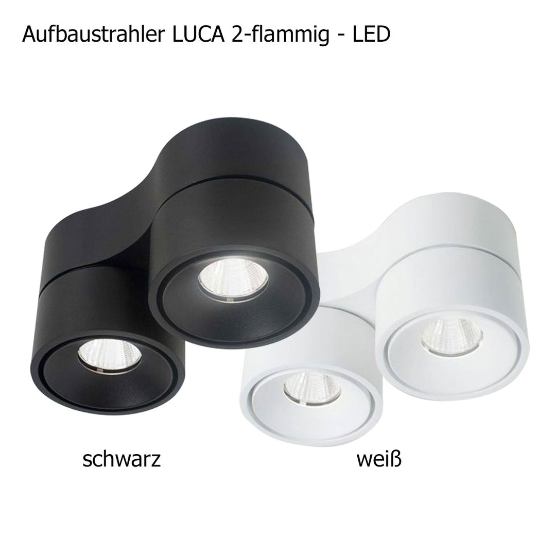 Aufbaustrahler Luca 2-flammig