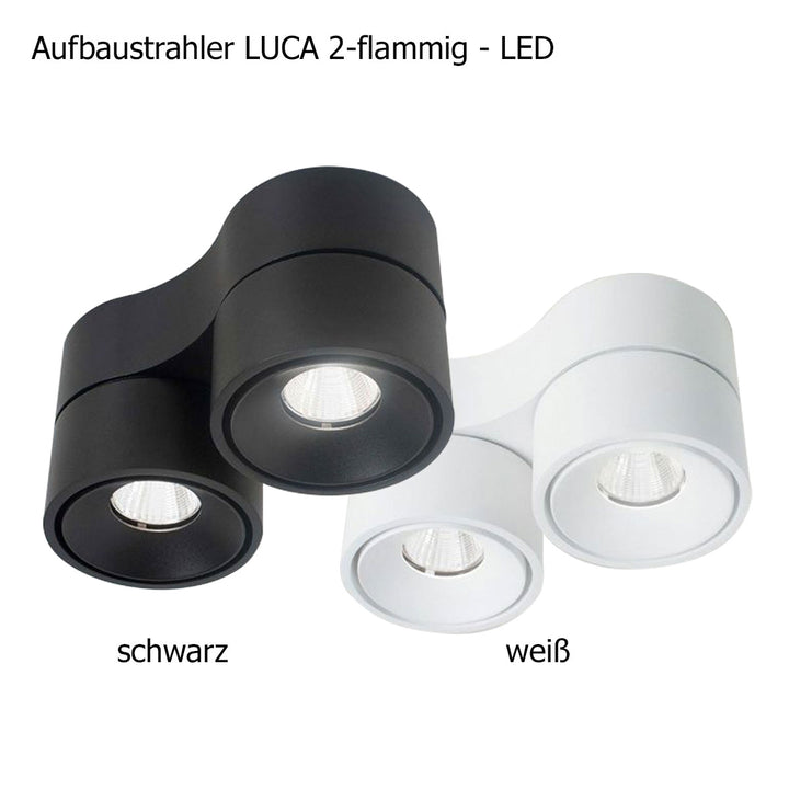 Aufbaustrahler Luca 2-flammig