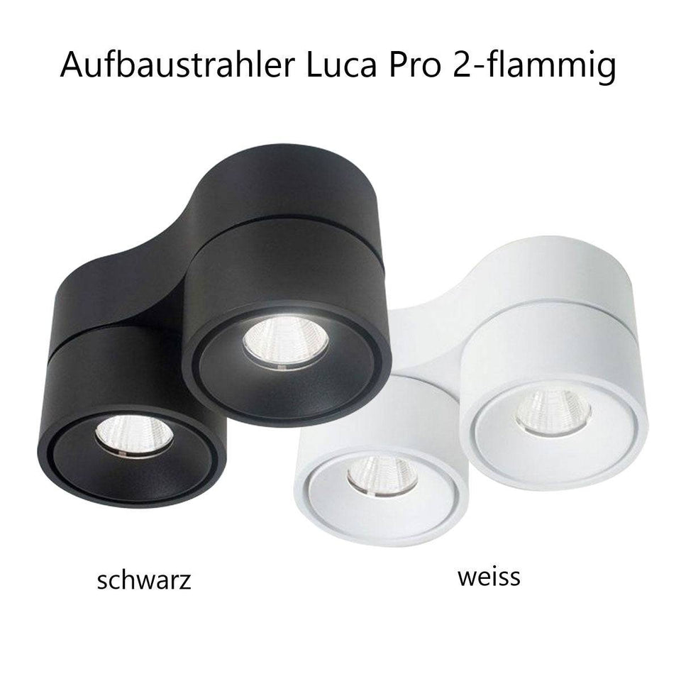 Sonluce, Aufbaustrahler Luca Pro 2-flammig, Varianten, Produktbild