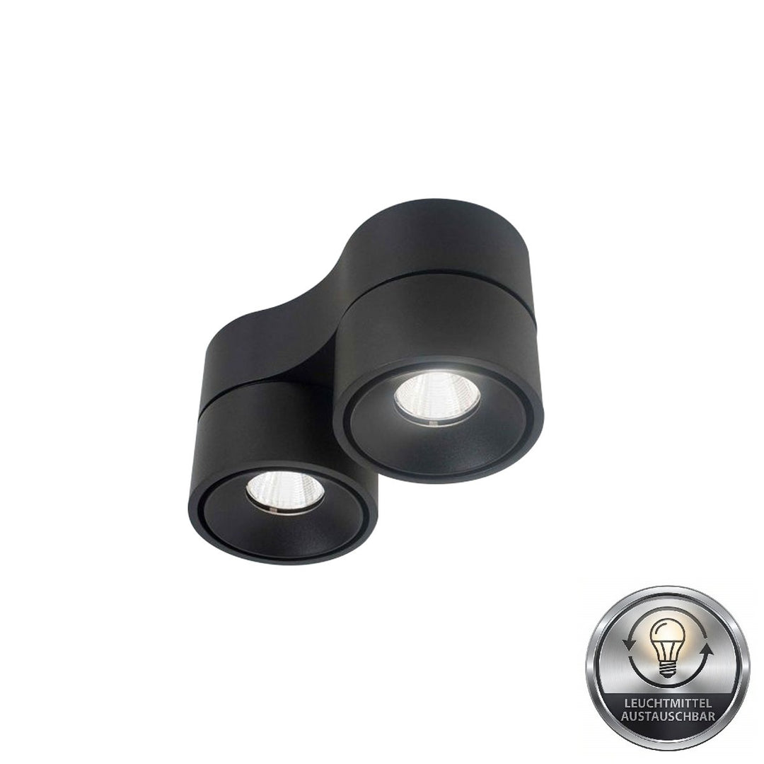 Aufbaustrahler Luca Pro Mini 2-flammig