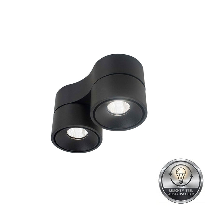 Aufbaustrahler Luca Pro Mini 2-flammig