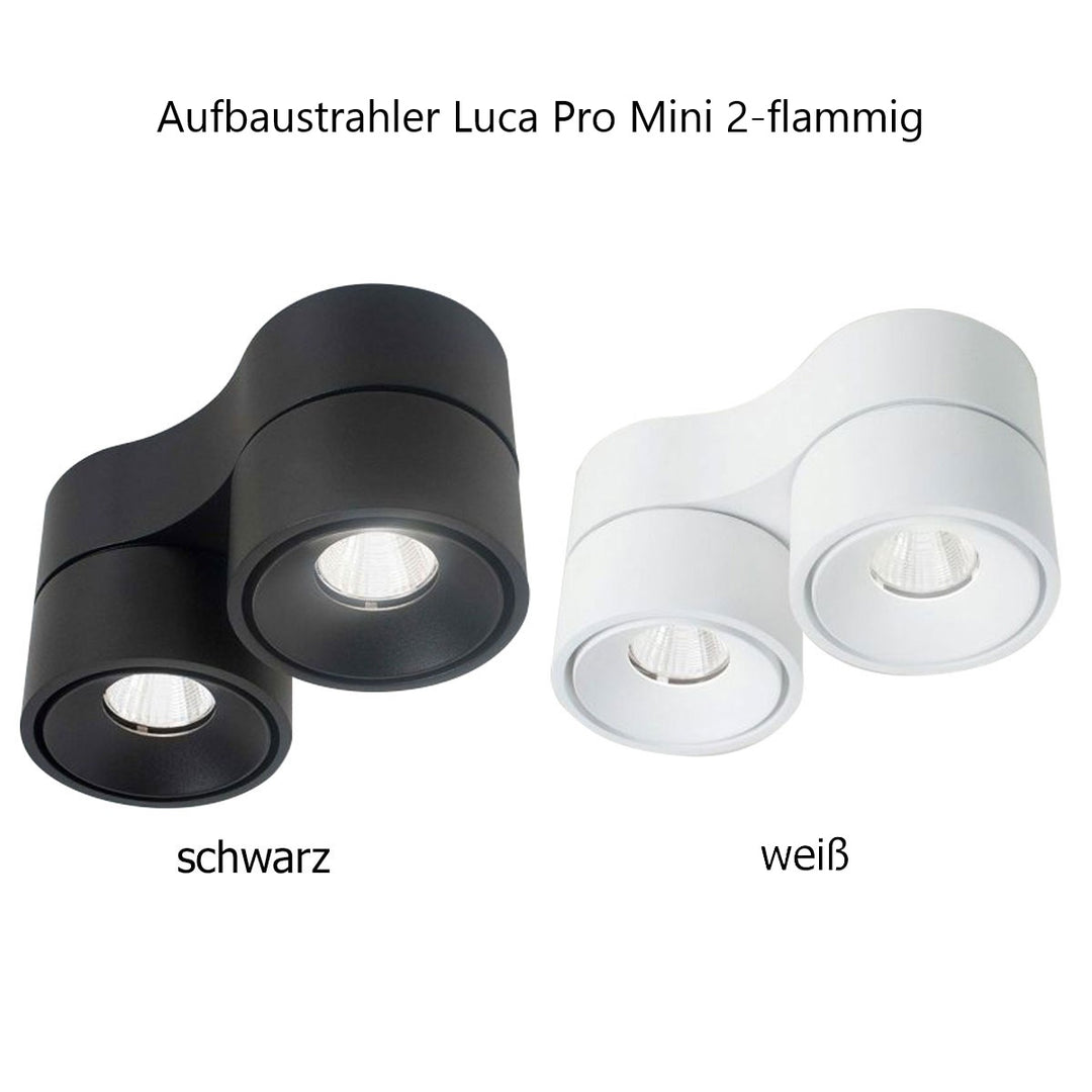 Aufbaustrahler Luca Pro Mini 2-flammig
