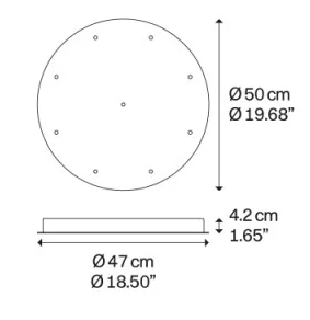 Lodes, Mehrfach-Baldachin, Skizze 50cm, professionelle Lichtplanung