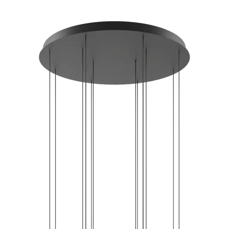 Lodes, Mehrfach-Baldachin, Schwarz 14-fach, flexible Pendelleuchtenmontage