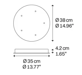 Lodes, Mehrfach-Baldachin, Skizze 38cm, technische Lichtplanung