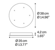 Lodes, Mehrfach-Baldachin, Skizze 38cm, technische Lichtplanung