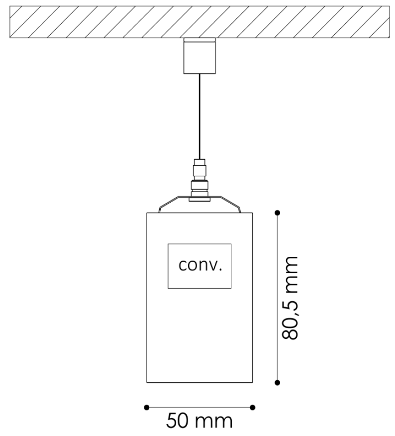 Profil-Pendelleuchte Microprismatik Micca 50-600cm Ausführung On/Off