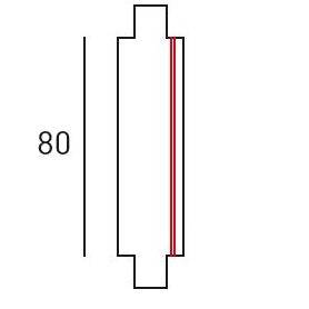 DLS Lighting, 1-Phasen Mitteleinspeisung, Skizze