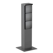 PSM Lighting, NIKE Steckdosensäule, Anthrazit 3-fach, Produktbild