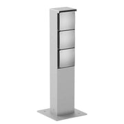 PSM Lighting, NIKE Steckdosensäule, Grau 3-fach, Produktbild