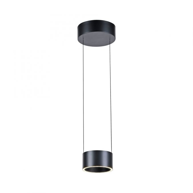 Pure, Pendelleuchte Clipse, Anthrazit, moderne Lichtlösung