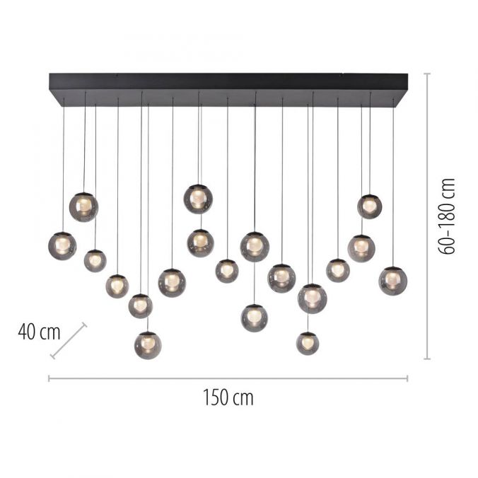 Pendelleuchte Popup länglich