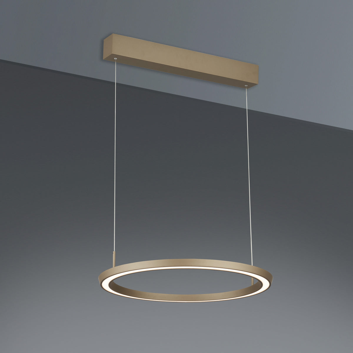 Bopp, Pendelleuchte Smart Round, Sand, moderne Lichtlösung