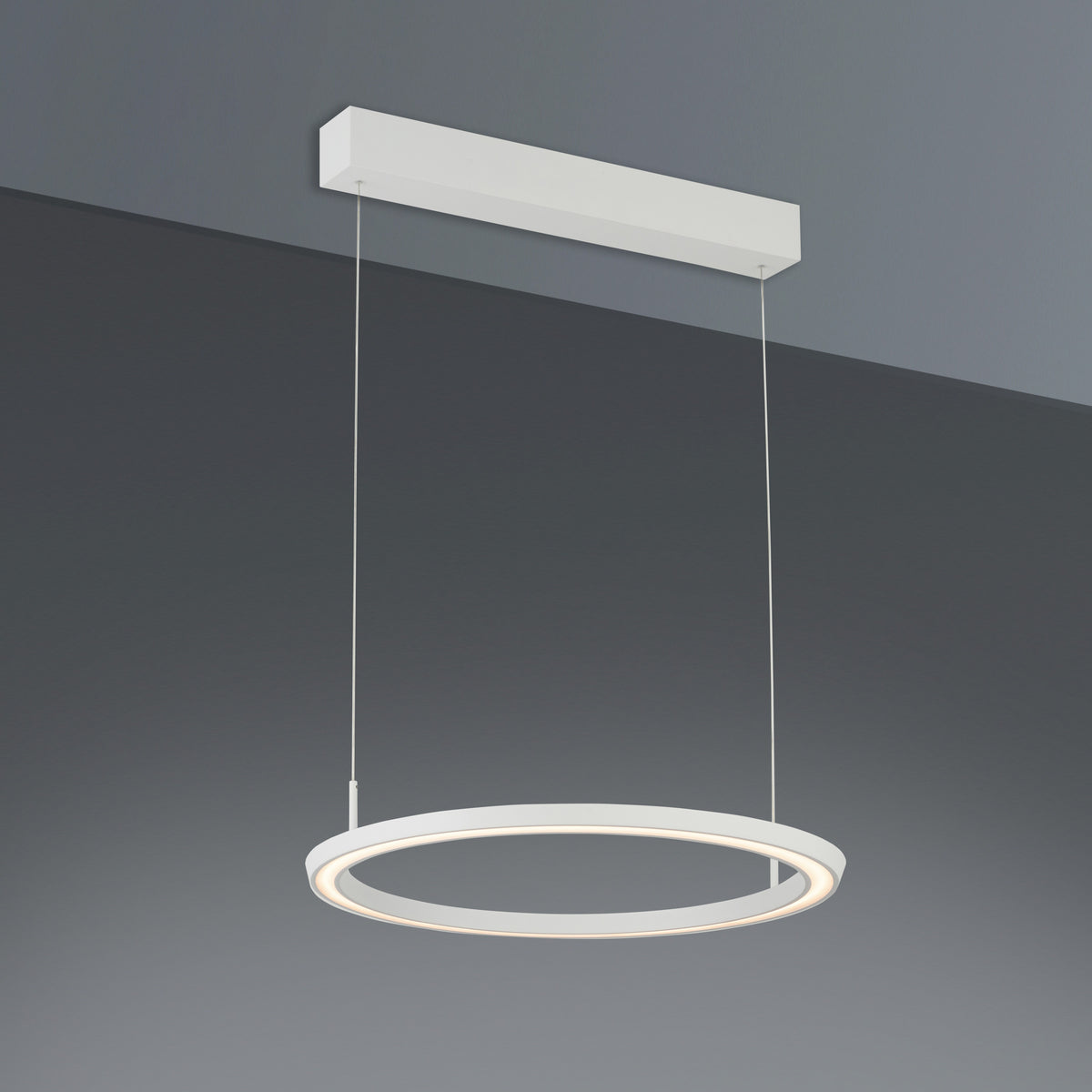 Bopp, Pendelleuchte Smart Round, Weiss, hochwertige Pendelleuchte