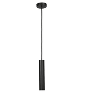 Moderne Pendelleuchte Pipe in Schwarz