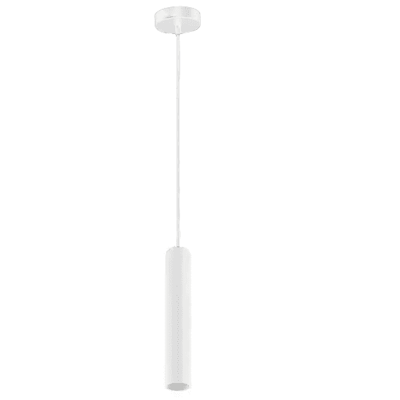 Moderne Pendelleuchte Pipe in Weiß