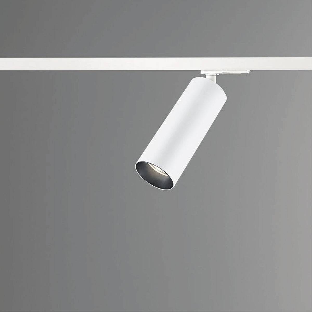 DLS Lighting, 1-Phasen-Stromschienenstrahler Reed, Weiss-Schwarz, Produktbild