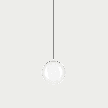 Glas-Pendelleuchte Random Solo von Lodes in klarer Ausführung