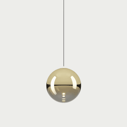 Glas-Pendelleuchte Random Solo von Lodes in Gold