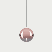 Glas-Pendelleuchte Random Solo von Lodes in Rosa