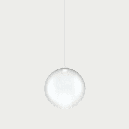 Glas-Pendelleuchte Random Solo von Lodes in klarer Ausführung