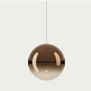 Glas-Pendelleuchte Random Solo von Lodes in bronzefarbener Optik