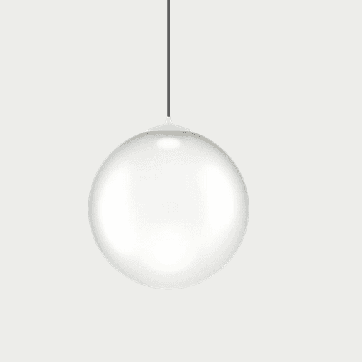 Klare Glas-Pendelleuchte Random Solo von Lodes