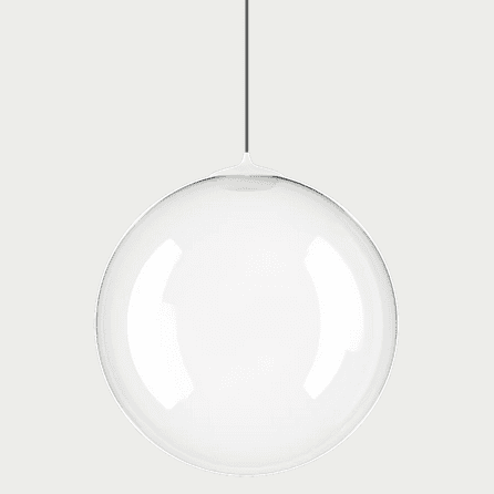 Glas-Pendelleuchte Random Solo von Lodes in klarer Ausführung