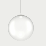Glas-Pendelleuchte Random Solo von Lodes in milchweißem Design