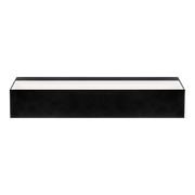 Arkoslight, Wandleuchte Rec Double, Schwarz, hochwertige Wandbeleuchtung