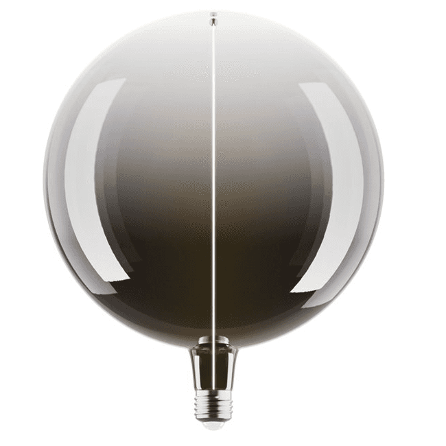 Retro LED F3 Glühbirne in Schwarz