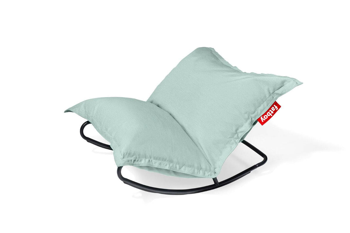 Outdoor Sitzsack in Mintgrün als Schaukelstuhl für Balkon