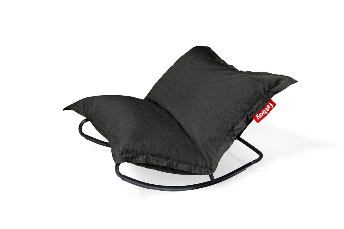 Fatboy, Rock n roll mit Outdoor Sitzsack, Thunder Grey, Outdoor Wohnkomfort