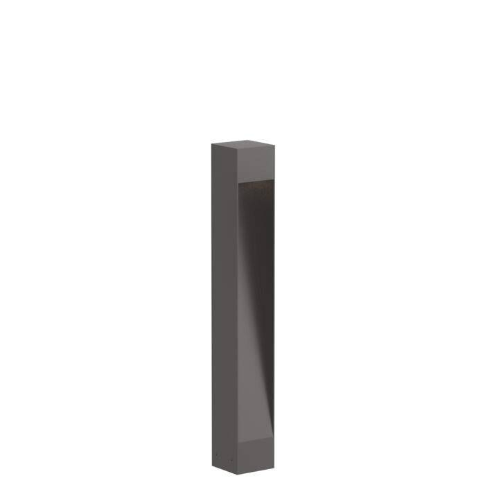 PSM Lighting, LED Pollerleuchte Ruby, Braun 50cm, moderne Pollerleuchte