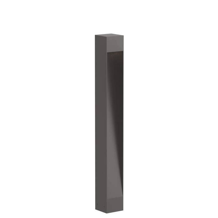 PSM Lighting, LED Pollerleuchte Ruby, Braun 60cm, moderne Pollerleuchte